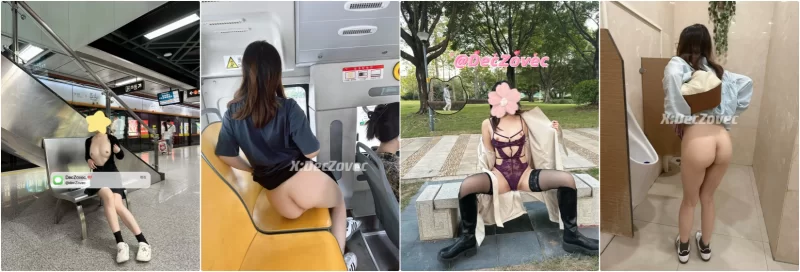 熟女少妇 性感骚婊人妻『DecZovec』大胆露出啪啪，泳池边让老婆在躺【6v+190p+328m】