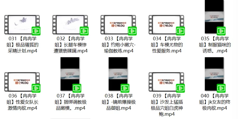 合集 冉冉学姐合集-4【10v+3.82g】