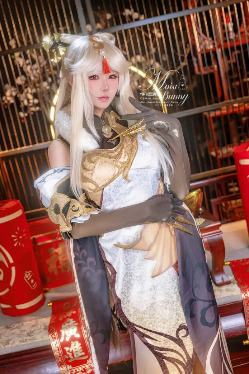 国产coser 咬一口兔娘 凝光金蛇来财【96p+18.1M】