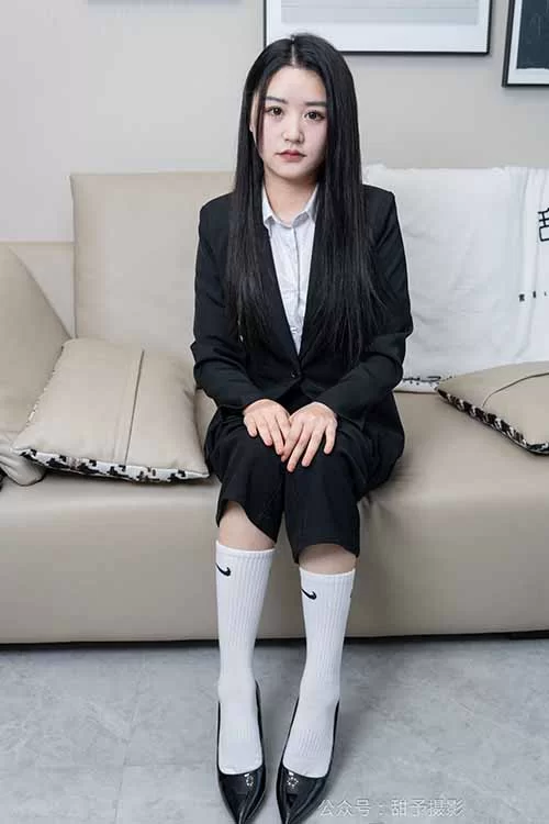 美腿/足控 甜予摄影-澜澜-凉鞋、高跟鞋长腿袜、白棉袜【172P1V+2.4G】