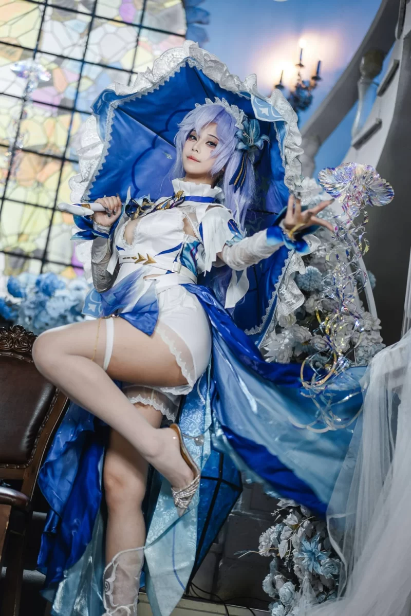 国产coser 蜜汁猫裘 鸣潮 坎特蕾拉【132p9v+3.5G】