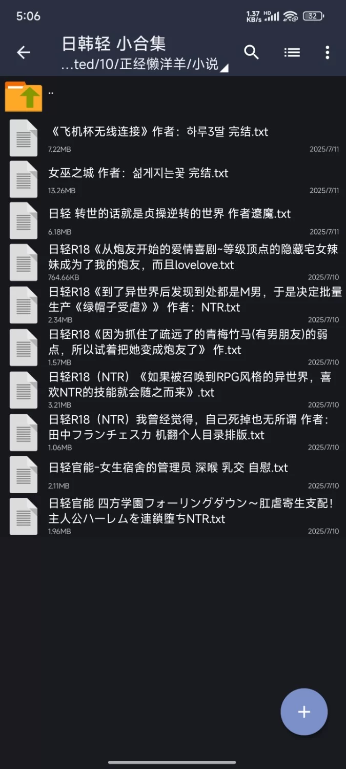 合集 日韩轻小合集 10本【+39M】