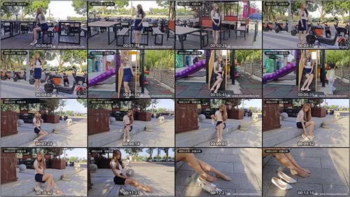 美腿/足控 初夏女神-番茄~空乘制服OL肉丝高跟美腿【100p1v+1.7G】