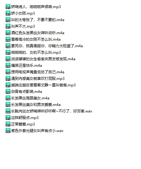 音乐 ⭐高清淫语⭐酒店民宿偷听叫床⭐5-6月某房付费终极大放送【28MP3+532m】