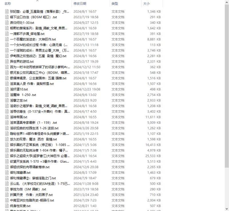 SM凌辱 SM经典小说自收集合集6【+131m】