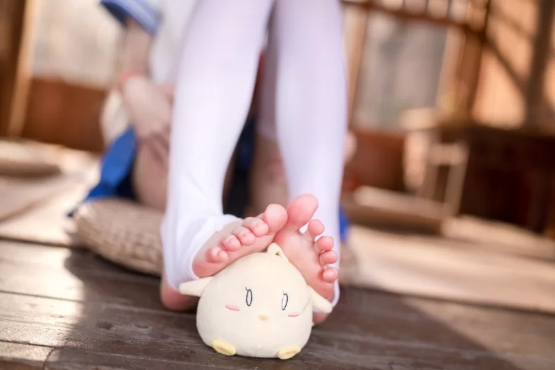 国产coser 足控 九柒喵/九柒aaa 碧蓝航线 朝凪JK[37P]【37P+189MB】