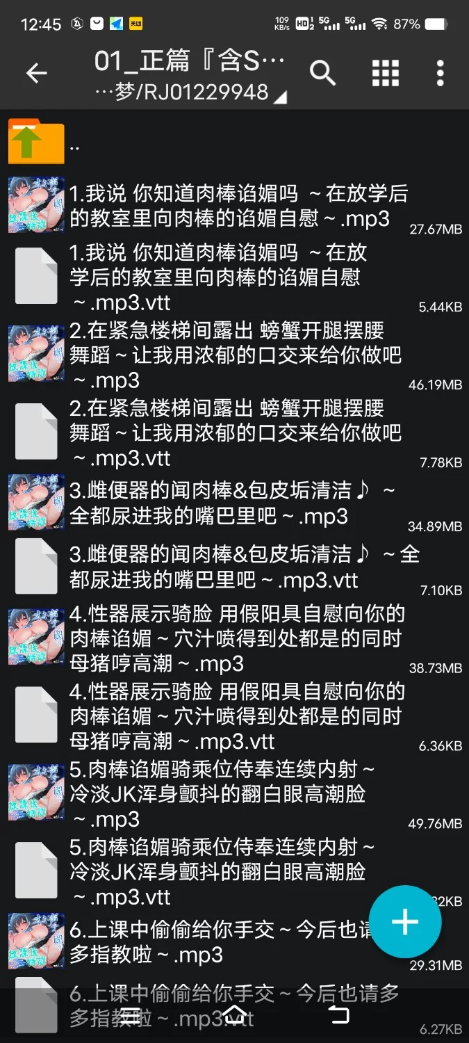 ASMR [简体中文版]放学后的母猪哼肉棒谄媚特训~向肉棒谄媚的JK强迫我过上淫荡的榨精生活【6V+300M】