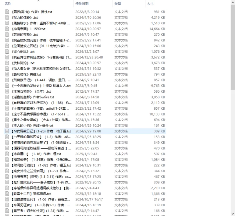 SM凌辱 SM经典小说自收集合集4【+124m】