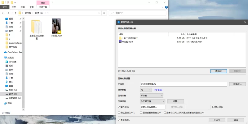 福利姬 八月未央未流出自剪辑两部【1v+5G】