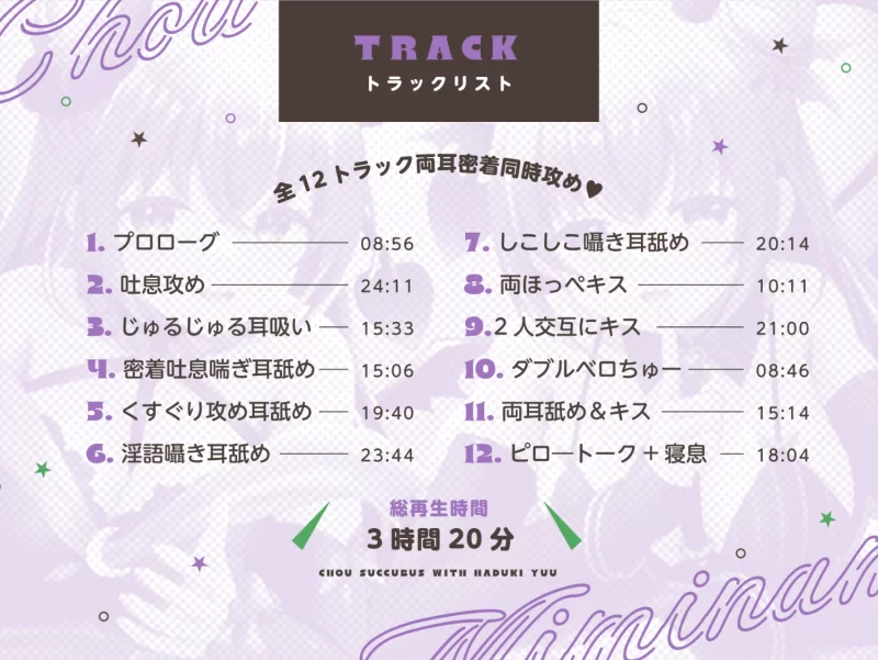 ASMR [自购][耳舐め&キス特化]超サキュバス with葉月ゆう[アドリブ作品/200分]【13+5.4G（解压后）】