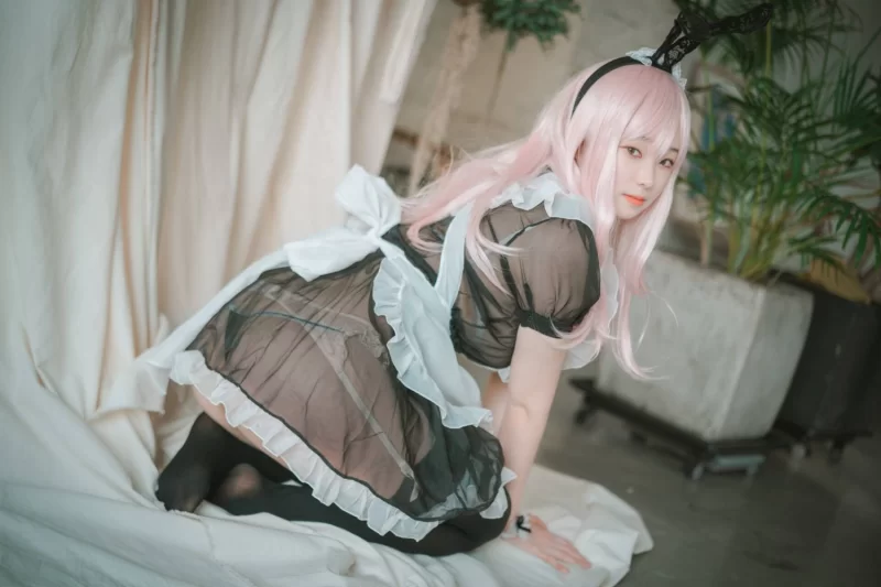 日韩coser DJAWA Photo Bambi (밤비) Sheer Bunny Maid [51P 451MB]【51P+451M】