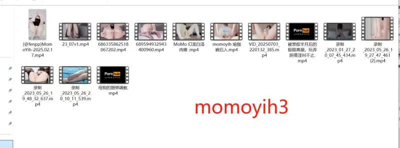 自拍 超绝国产白虎妹子momoyih大合集【81v+41.4g】