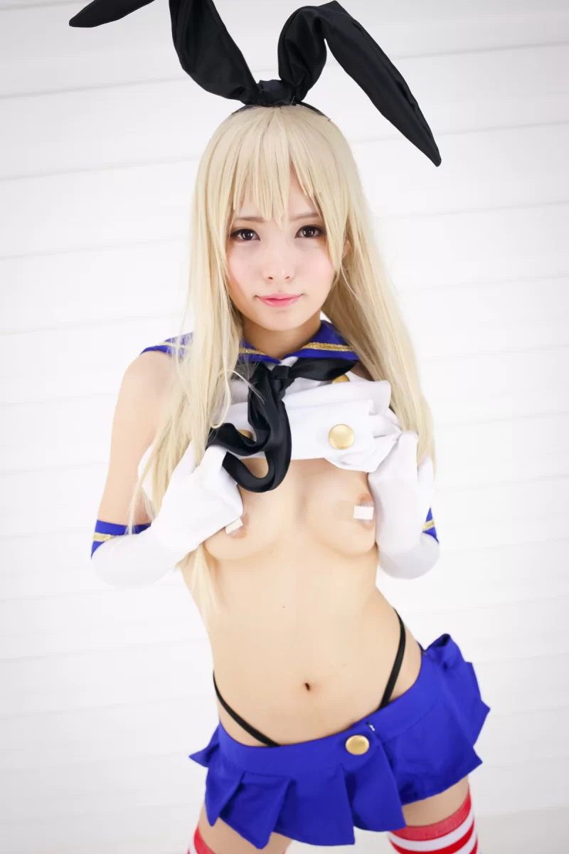 日韩coser みほのこれくしょんvol.1×艦○れ島風 坂口美穗乃舰娘岛风COS【103P+1V+311M】