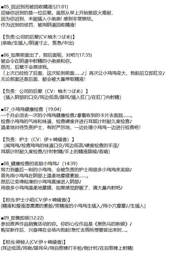 ASMR [超抜き特化]在勃起后被拔出是常识的世界里尽情射精♪【1+304M】