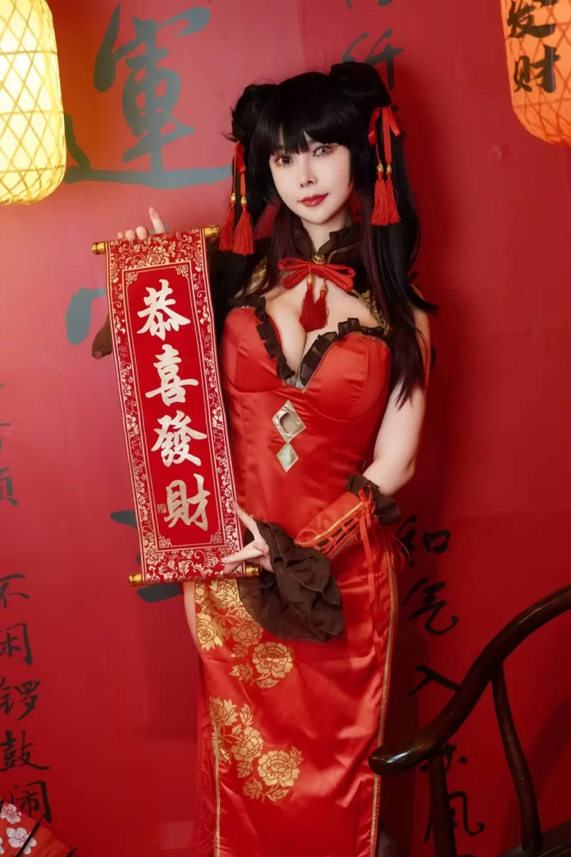 国产coser 亚马逊鲶鱼 - 时崎狂三 旗袍【25P1V+547M】