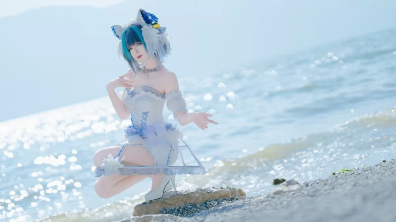 Cosplay 封疆疆v NO.069 碧蓝航线 柴郡小礼服[10P 105M]【10P+105M】