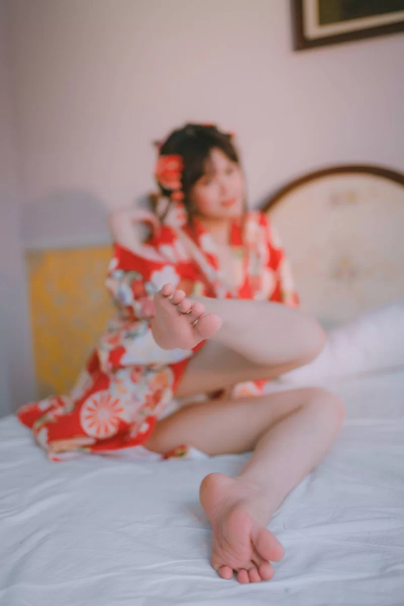 高颜值美女 千反田鹿子 - 日常 浴衣室内【49P+741M】