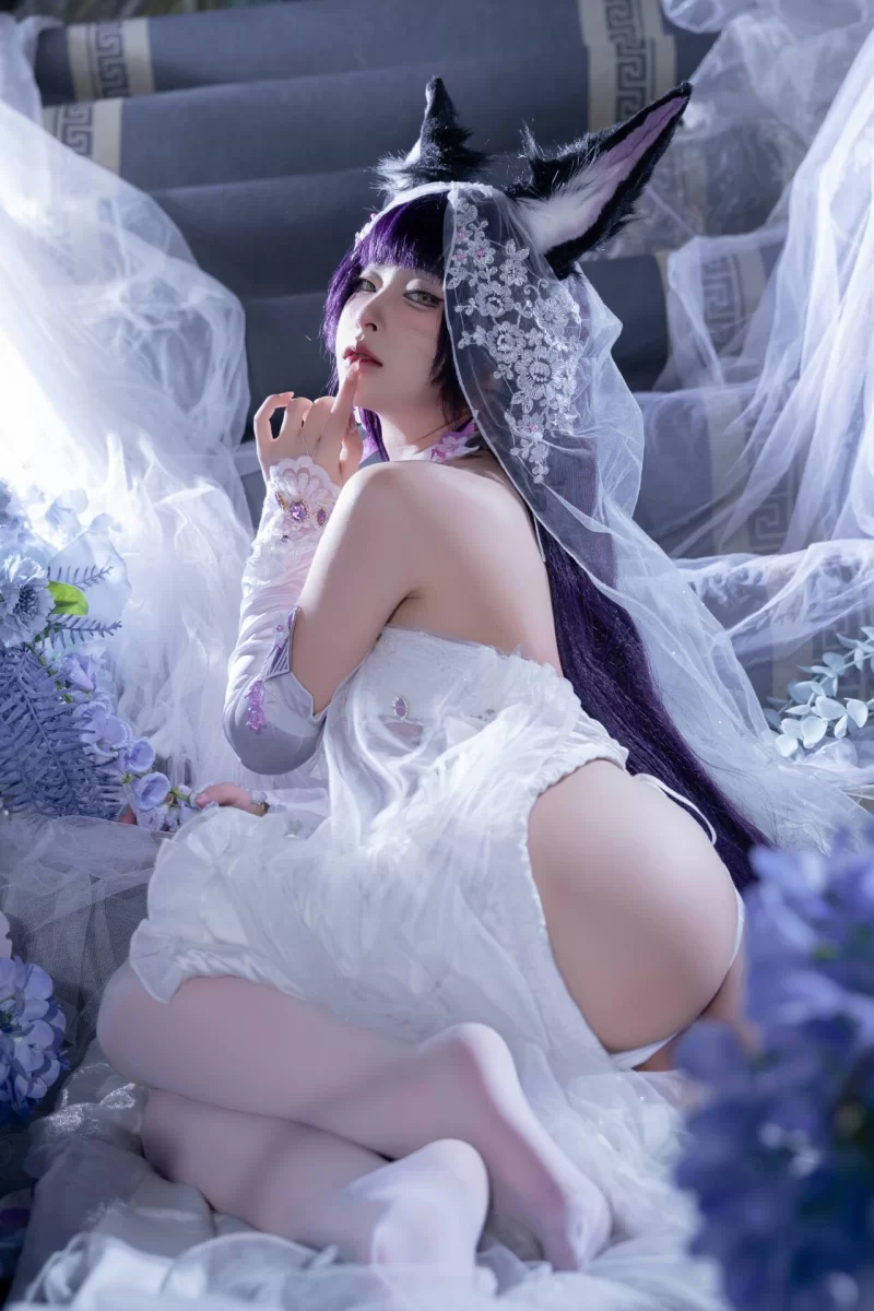 日韩coser 清水由乃 - 碧蓝航线 武藏 紫藤花【51P1V+638M】