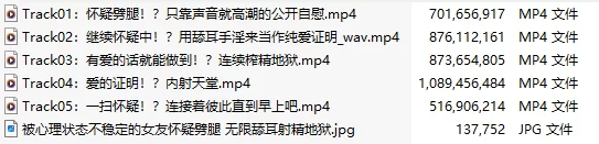 ASMR 被心理状态不稳定的女友怀疑劈腿 无限舔耳射精地狱【1+3.8G】