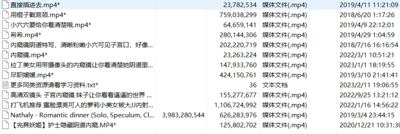 合集 内窥子宫大合集，粉粉嫩嫩的子宫谁不喜欢？（补挡）【nv+4g】