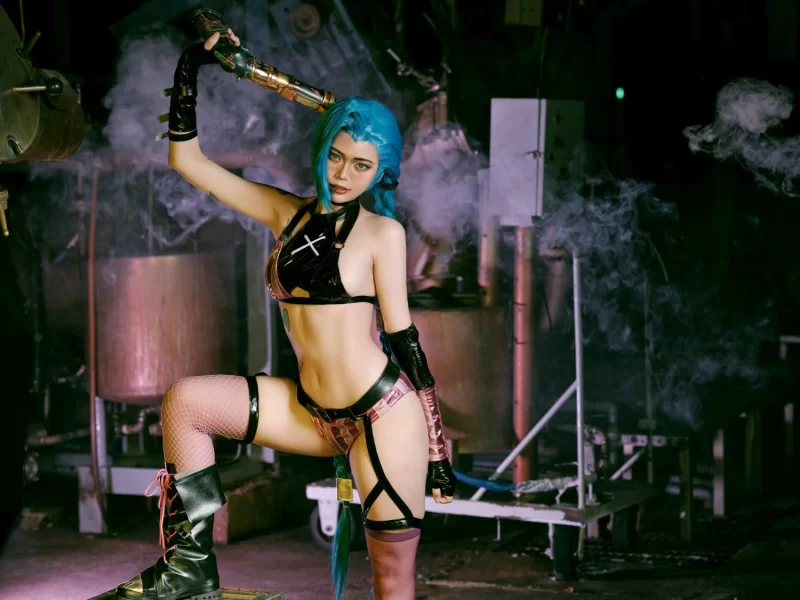 日韩coser ZinieQ Jinx Arcane [44P-382MB]【44P+382M】