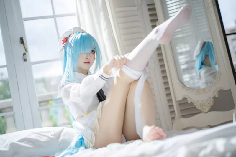 国产coser 矢量鱼 - 雅努斯水手服 [38P 370MB]【38p+370M】
