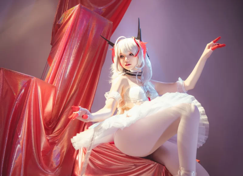 Cosplay 雪晴Astra_明日方舟 芭蕾 [80P]【80P+1g】