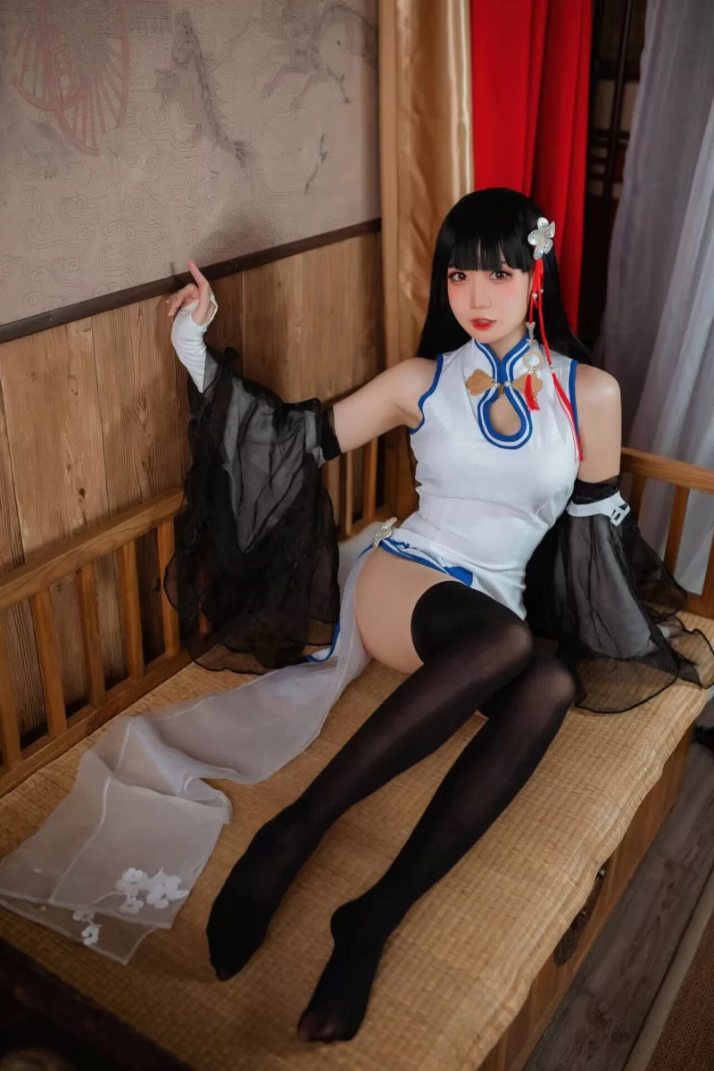国产coser 焖焖碳 - 碧蓝航线 逸仙【23P+338M】