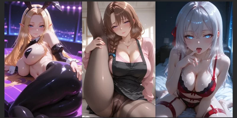 有撸点 [AI-Generated]角色X3 [AlArt GiWu]【476P+74M】