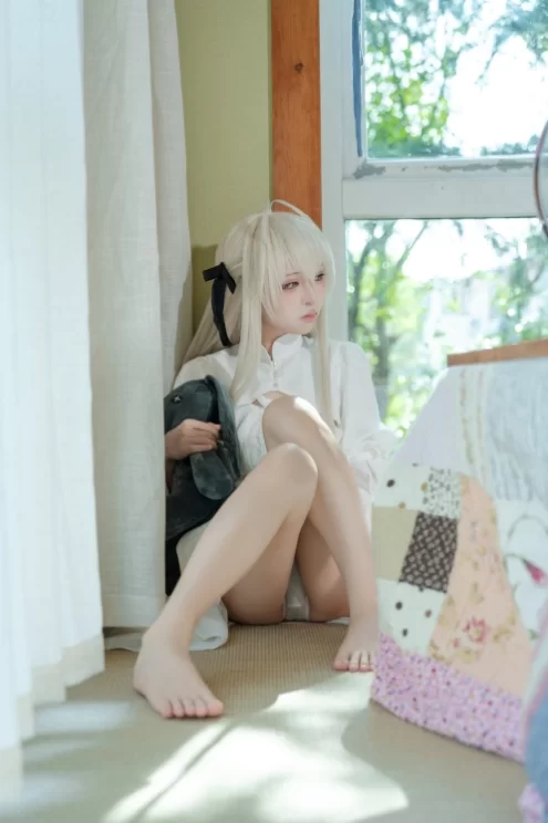 国产coser 矢量鱼 - 春日野穹睡衣 55P-757M【55P+757M】