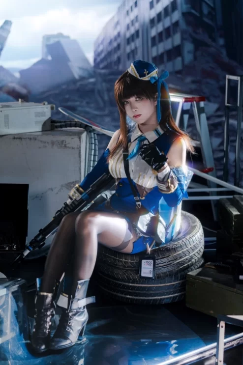 国产coser 矢量魚 - Nikke Goddess of Victory 玛丽安 21P-234M【21P+234M】