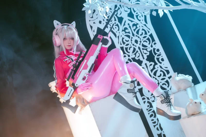 国产coser Seya狮砸-胜利女神:妮姬爱丽丝原皮＆蔚蓝档案 妃咲旗袍2套【24P+297M】