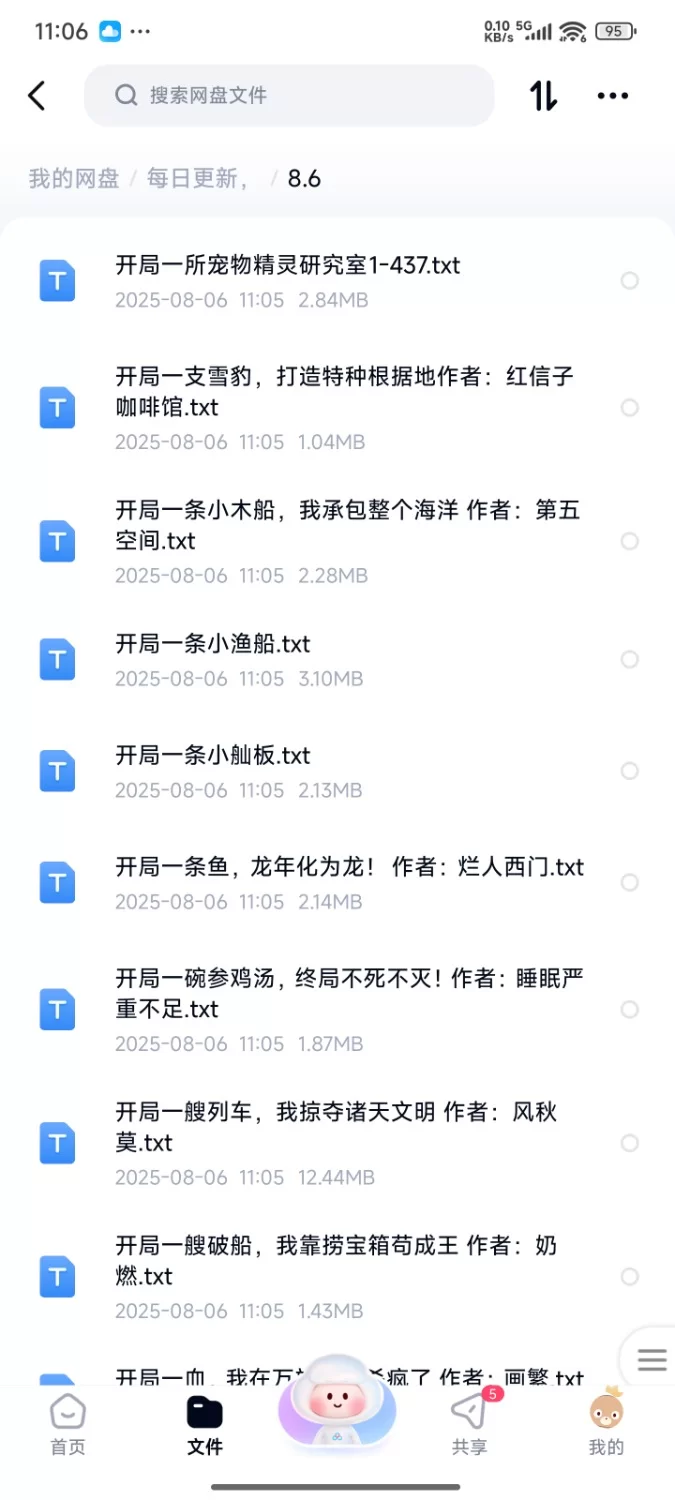 合集 飞卢刺猬猫菠萝包起点次元姬等网站小说合集8.6分享【+165m】