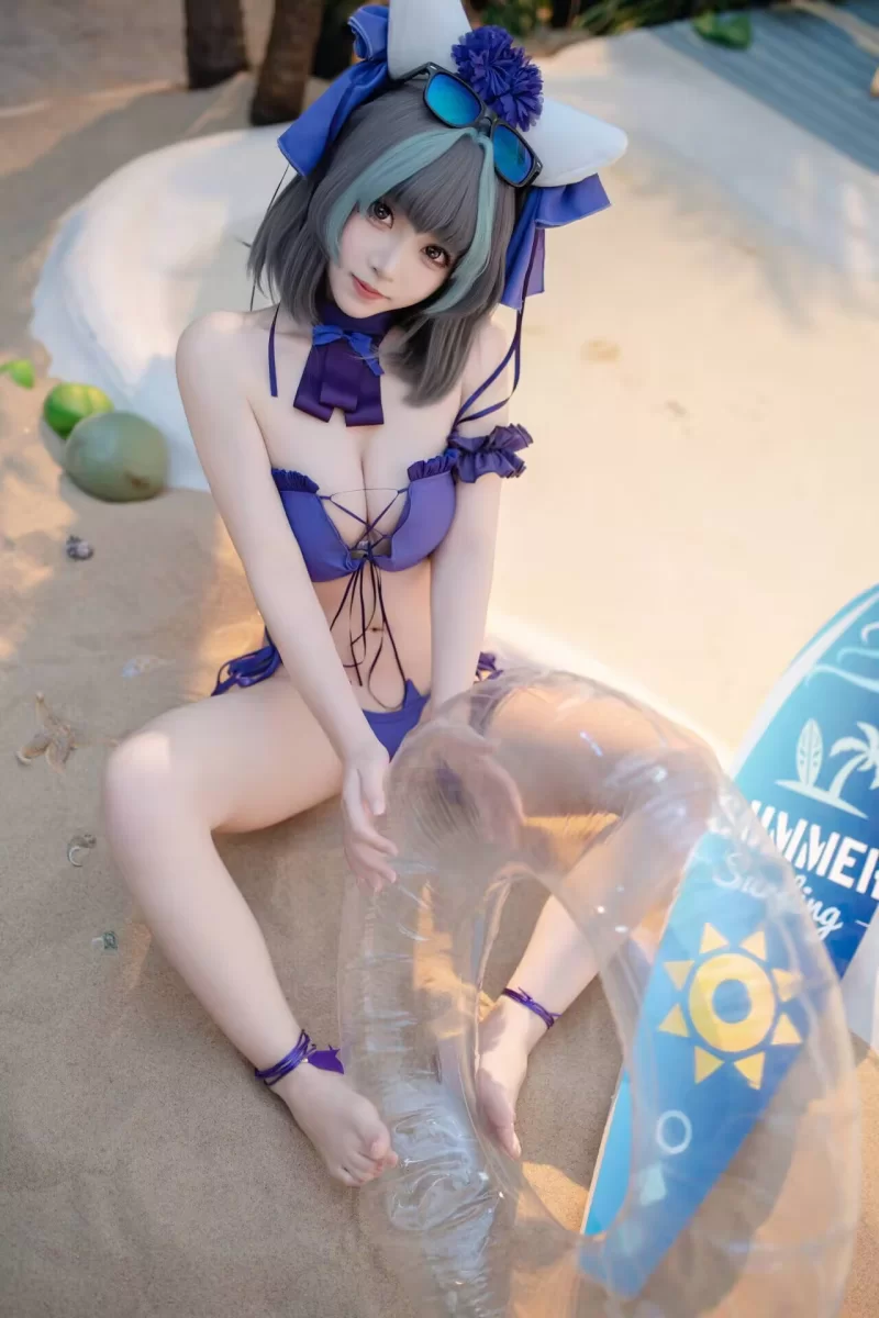 国产coser Bangni邦尼新作 - 泳装柴郡 [86P 832MB]【86P+832M】