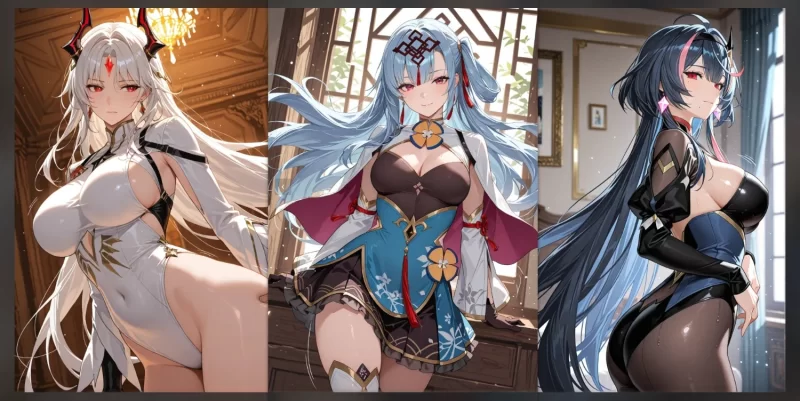 动漫 [AI-Generated]新月露娜&路雅&芙米尔 [KALAAINSFW]【137p+170mb】