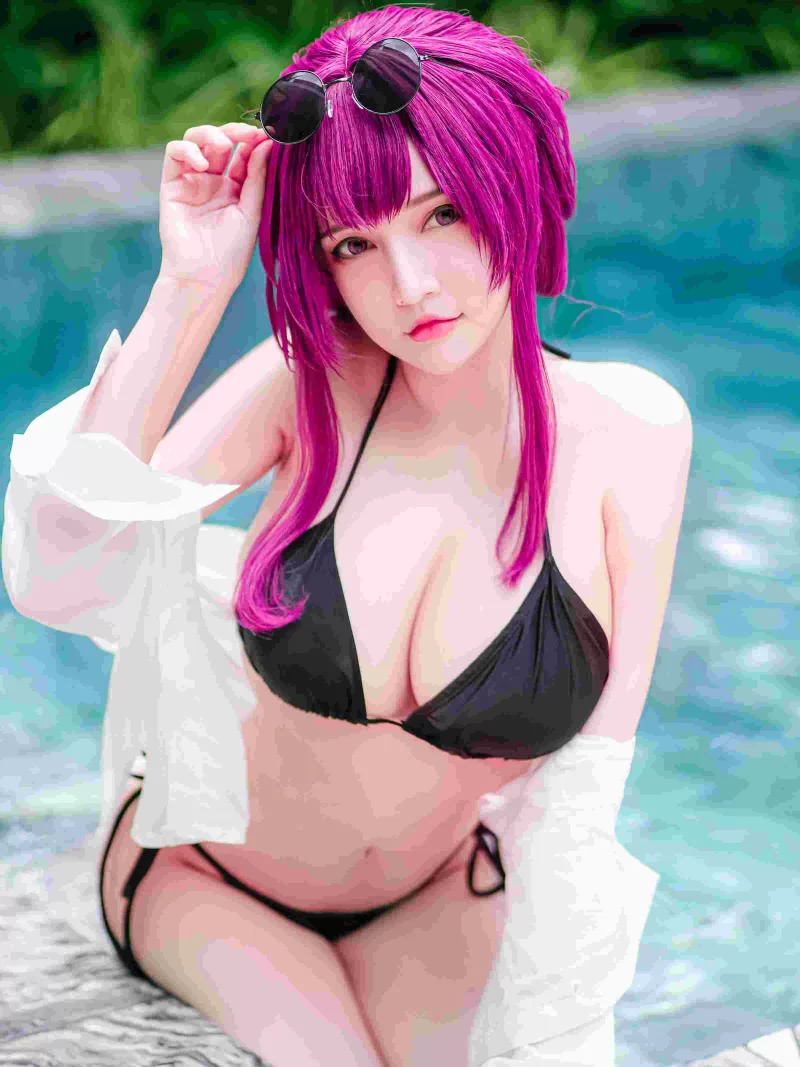 Cosplay Potato Godzilla - Kafka bikini 星穹铁道 比基尼卡芙卡cos 16P【1+11.7M】