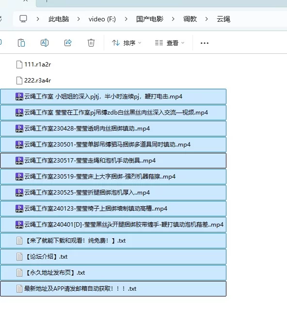 SM 自购 云绳工作室炮机合集【9V+13.13G】