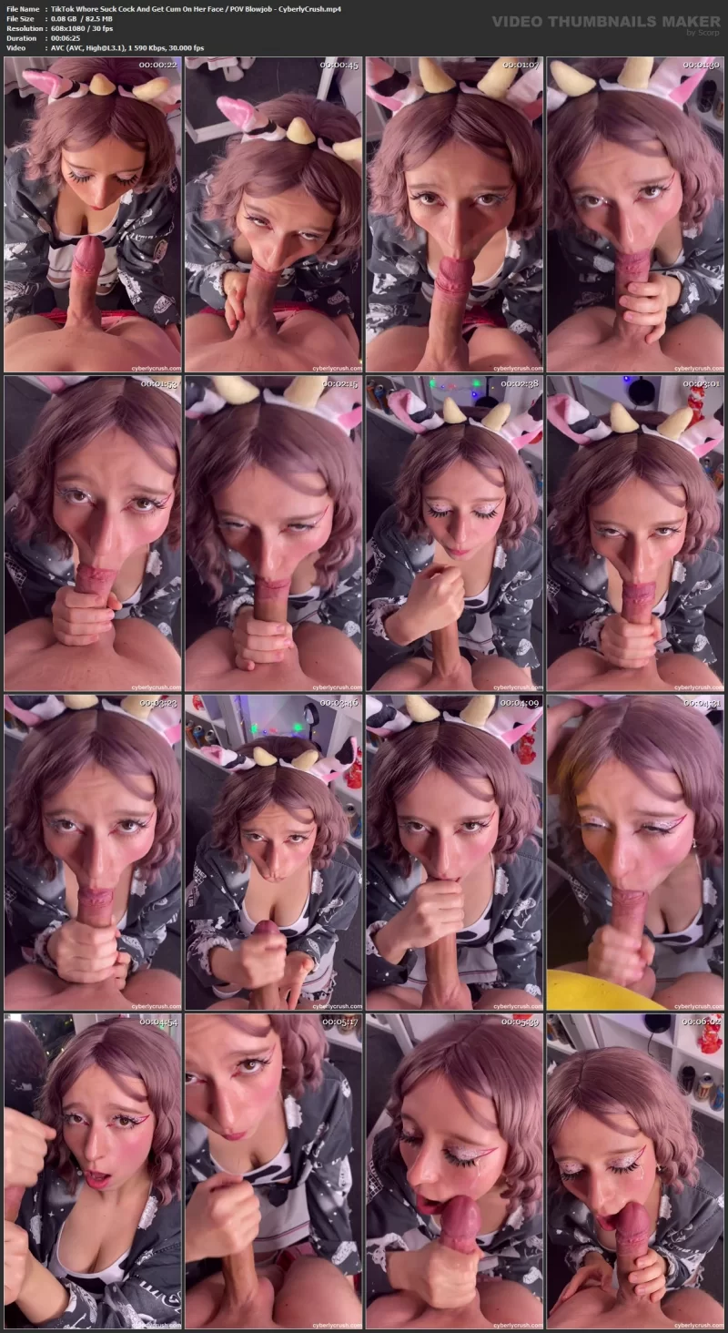 高颜值 1币白嫖 cyberlycrush小合集【85V85P+20.93G】