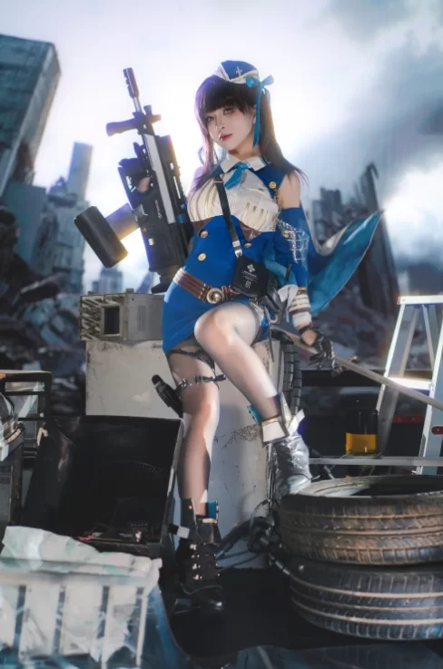 国产coser 矢量魚 - Nikke Goddess of Victory 玛丽安 21P-234M【21P+234M】