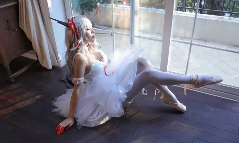 国产coser 苏嫣嫣阿姨 - 新作 - 明日方舟 w芭蕾【30P+262M】