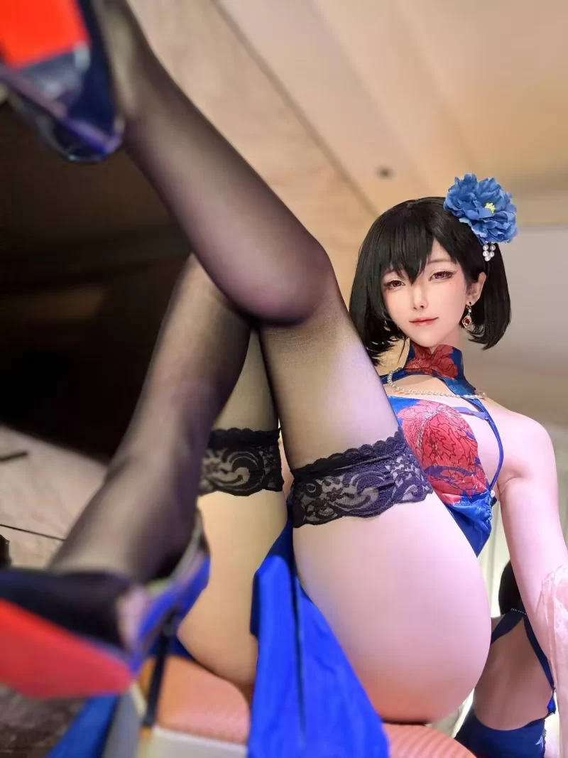 高颜值美女 一小央泽 新作 建武旗袍【87P7V+1.8G】