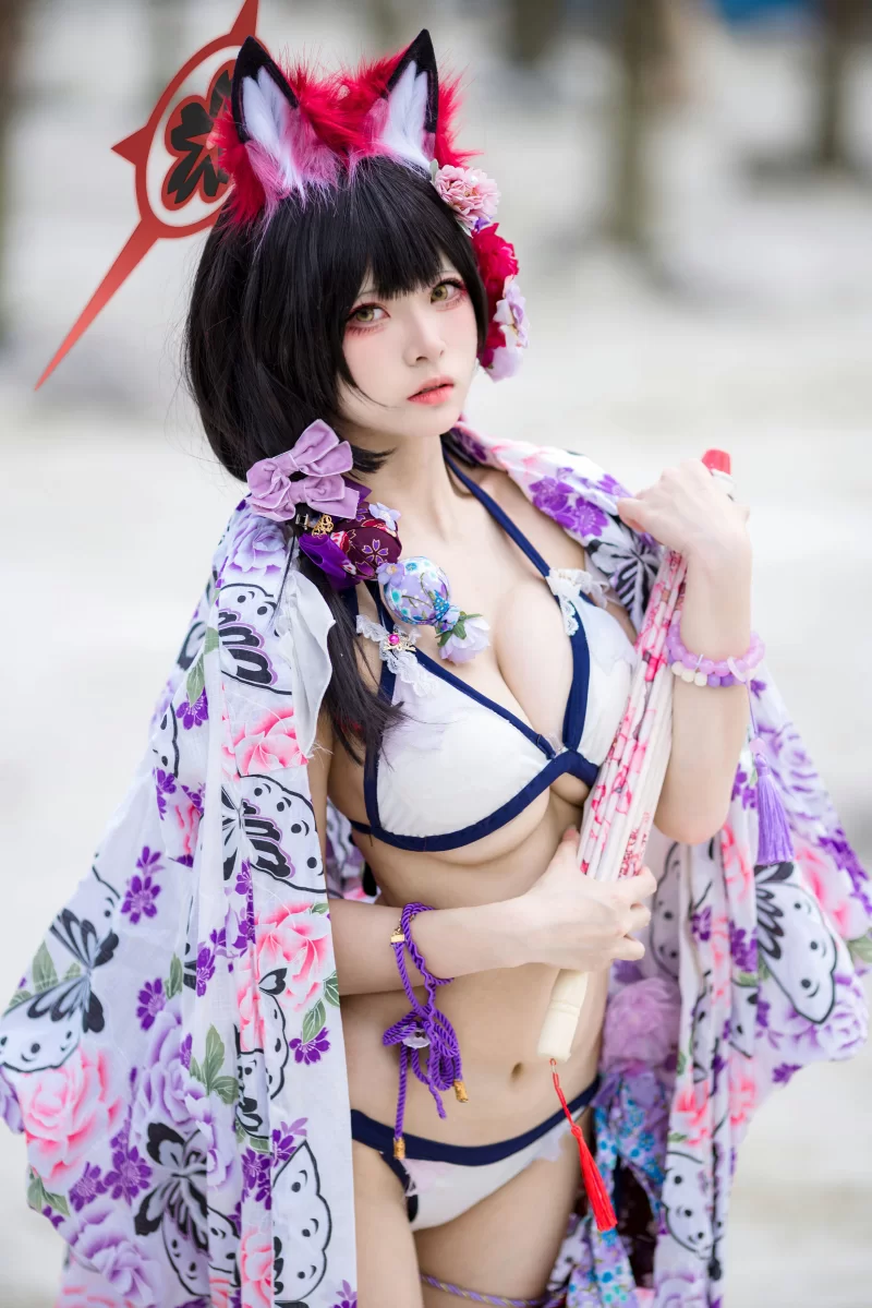国产模特 九柒喵 NO.028 狐坂若藻水着 [23P-166MB]【23P+166MB】