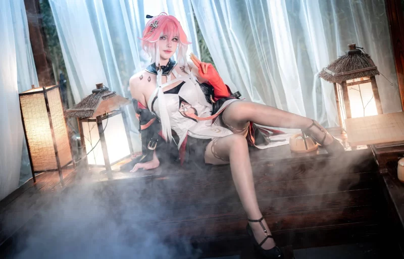 国产coser 49寫真 & Cosplay 前羽rr - 今汐长离【p46+30m】