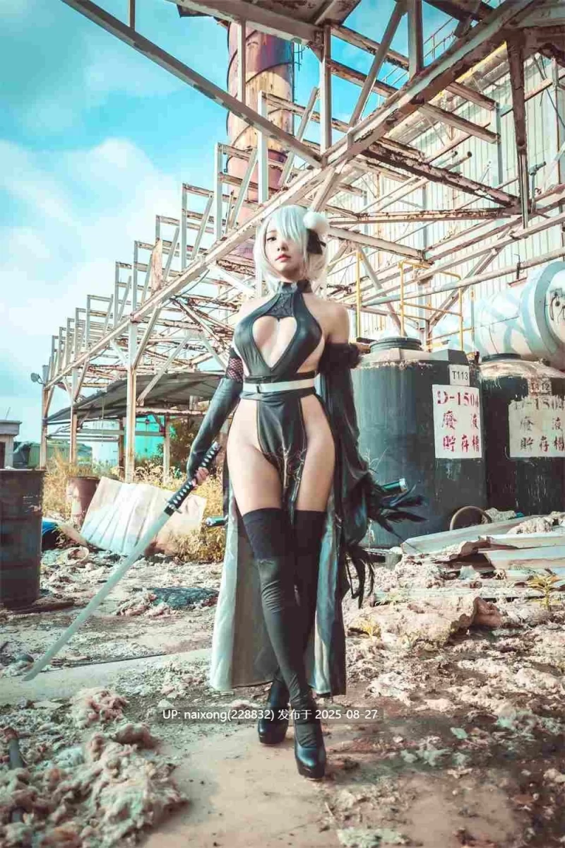 Cosplay 慕慕Momo - 2B《尼尔：机械纪元》[45P-136M]【1+136m】