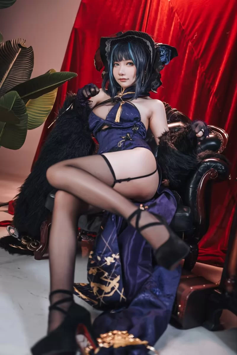 国产coser 是一只熊仔吗柴郡_音乐绚烂_[25P-77MB]【25P+77M】