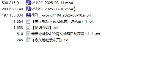 日韩主播 ♡세경♡_2025-08-10、11【3v+888M】