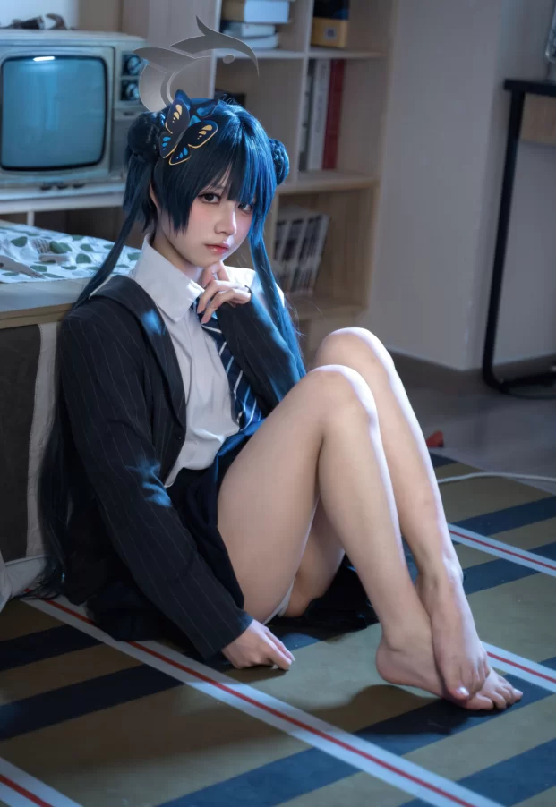 Cosplay 清水凪_碧蓝 龙华妃咲 JK [52P]【52P+600m】