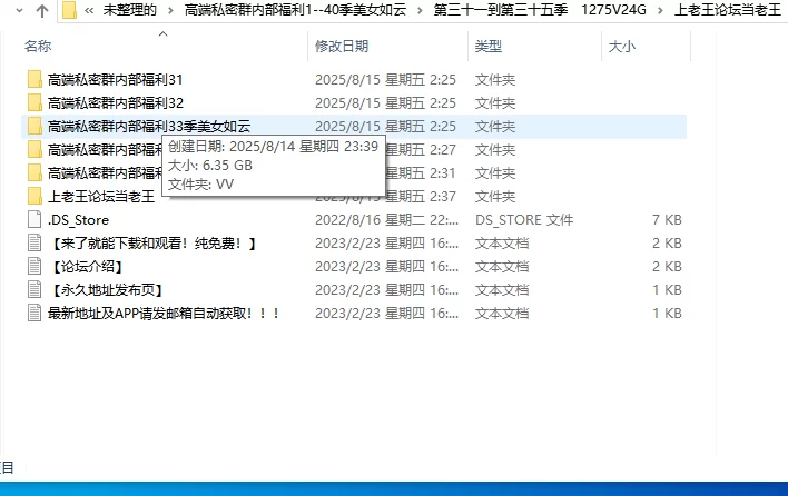 合集 高端私密群内部福利美女如云-第三十一到第三十五季【1275V+24G】