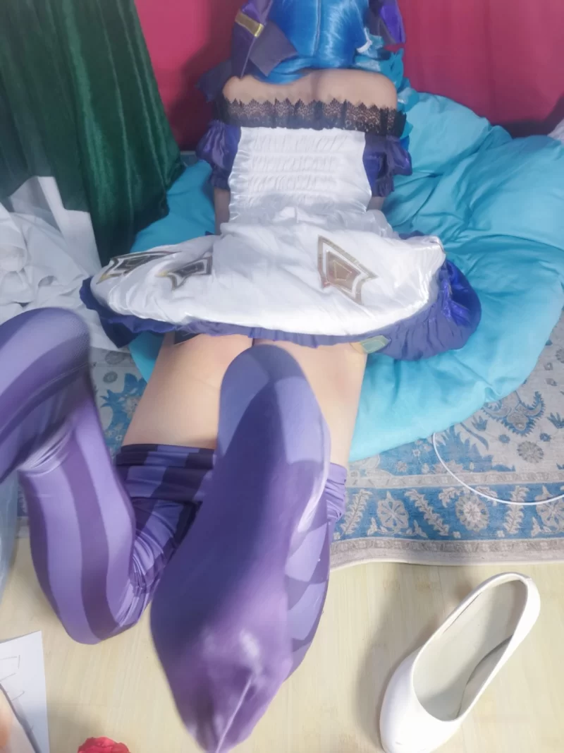 Cosplay 沐沐酱 格温cos【npnv+200】