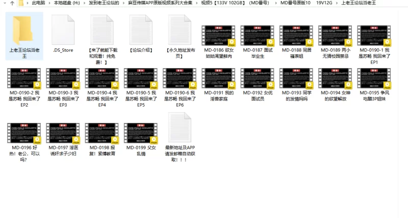 合集 麻豆传媒APP原版视频系列大合集-视频五MD番号原版10-12季【50V+34G】